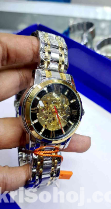 ★SKMEI Wrist Watch For Men Golden